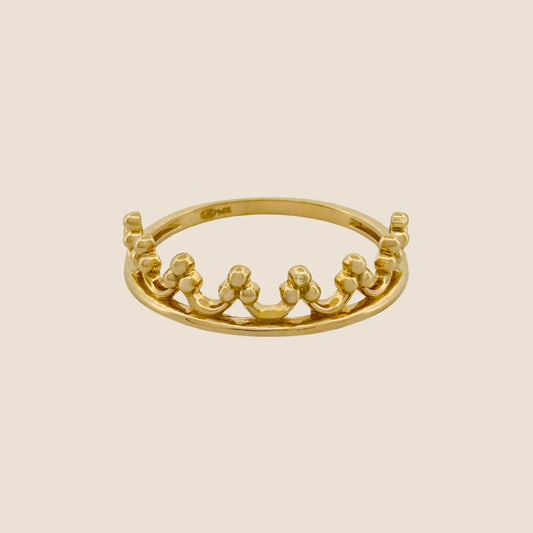 Beaded Tiara Ring 